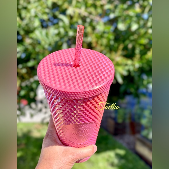 Starbucks Philippines Pink Bubblegum Bling Studded Venti Tumbler - Picture 6 of 9